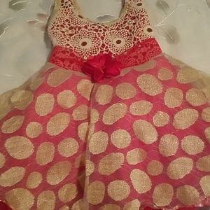 Infant girls handmade dress 3to6 months
